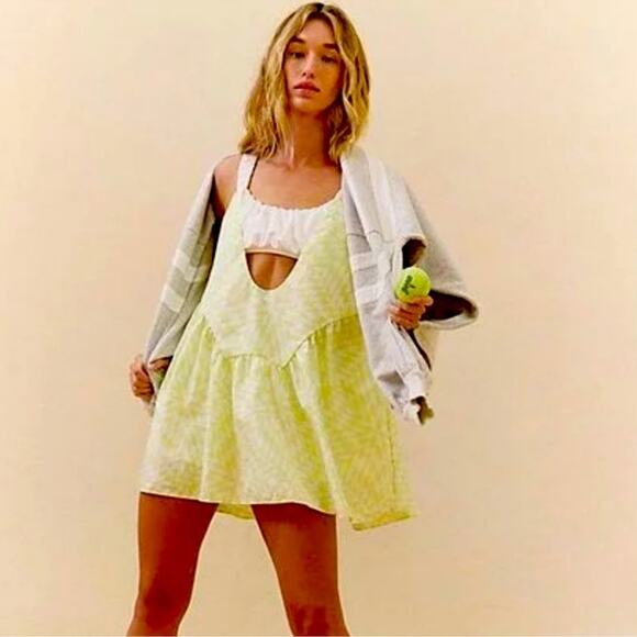 🆕FP Movement by Free People One Two Punch Printed 1 PC DRESS ONLY SZ XL NWOT - Picture 6 of 9